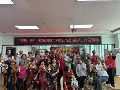 坪地社区|“耆乐融融迎中秋”坪地社区开展中秋老年人手工活动