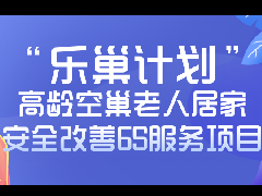  “乐巢计划”高龄空巢老人居家安全改善6S服务