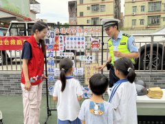 四方埔社区|交通安全主题宣传活动 筑牢