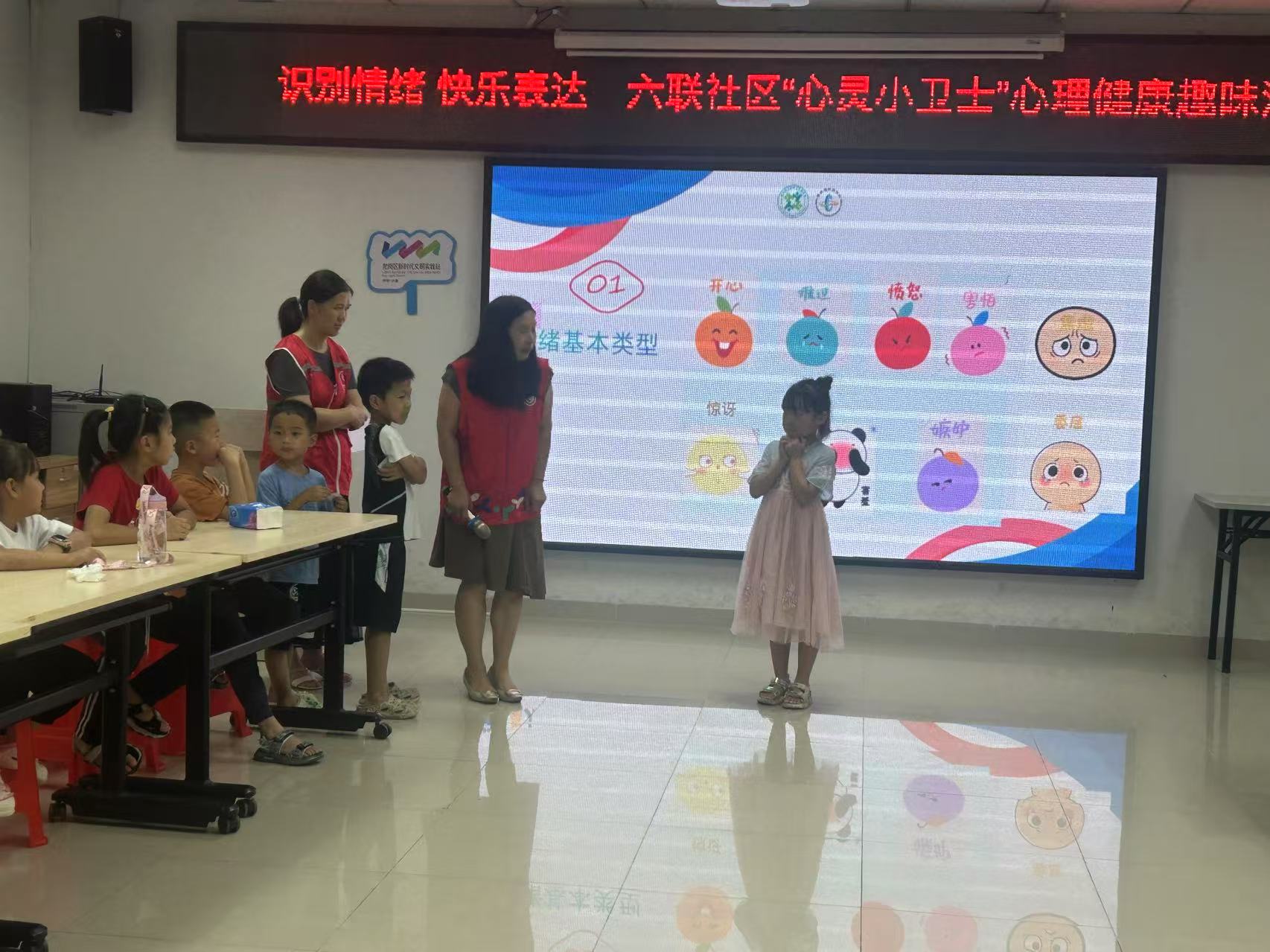 六联社区|“心灵小卫士”心理健康趣味活动